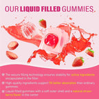 Calcium Citrate Gummies 1200 mg for Adults: Ultimate Absorption Calcium Supplement for Women & Men - Easy to Digest, Vegan, Non-GMO, Gluten Free - Natural Strawberry Flavor