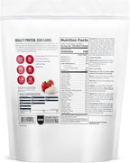 Isopure Zero Carb 100% Pure Whey Isolate Protein Powder, Gluten Free, With Vitamins, Strawberries & Cream, 25g Protein Per Serving, 1 Lb, 15 Servings (Packaging May Vary)