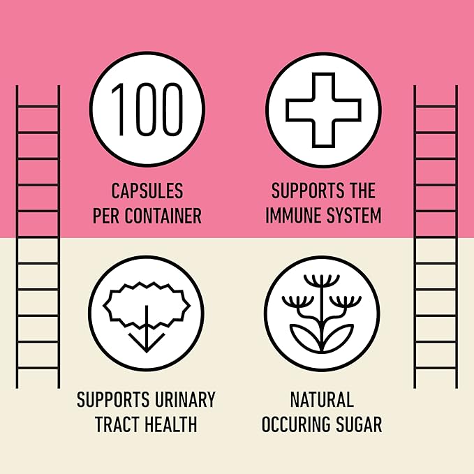 D Mannose 520mg Capsules - Organic D Mannose Supplement for UT Support, Urinary Tract Bladder Health Pills, Plant Based Formula, Vegan Non GMO, No Fillers, 500 Capsule Count Made USA Certified Kosher