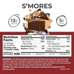 Power Crunch Protein Wafer Bars, High Protein Snacks with Delicious Taste, S'Mores, 1.4 Ounce (12 Count)