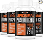 2000mg Liposomal Phosphatidic Acid Muscle Builder (PA), High Absorption Muscle Building Supplements for Men & Women | Muscle Gainer, mTOR Protein Synthesis & Lean Muscle, Strength, 4 Pack