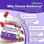 90 Count | Valerian Root Gummies with Melatonin & L-Theanine, Natural Valerian Root Extract Supplements for Deep Zzz, Relaxation & Calming, Mixed Berry Flavor, Sugar Free, Non-GMO