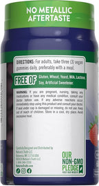 Nature's Truth Zinc Gummies for Adults | 50 mg | 60 Count | Vegan, Non-GMO & Gluten Free Extra Strength Supplement | Mixed Berry Flavor