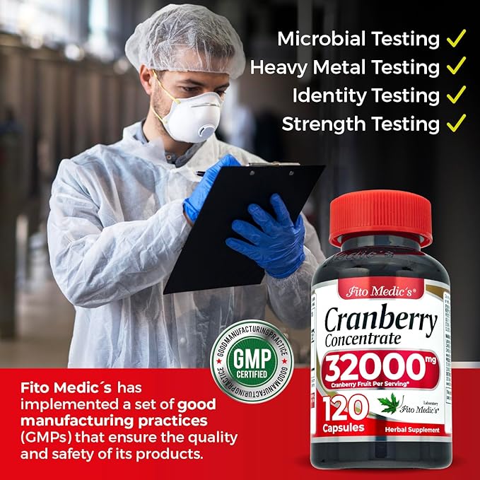 FITO MEDIC'S Lab | Cranberry Pills | Cranberry Supplement |120 softgels | Concentrate Extract