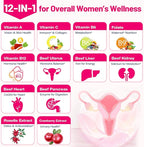 12-In-1 Beef Organ Supplement for Women - Beef Liver, Uterus, Kidney, Heart, Pancreas, 5 Vitamins & 2 Herbs, Hormone Balance, Menstruation, Energy, Immune - 100% Grass Fed, Pasture Raise - 120 Caps
