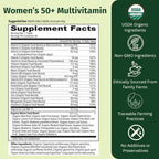 Once Daily Multivitamin for Women 50+, Supports Bone Strength, Energy, and Heart Health, 60 Count