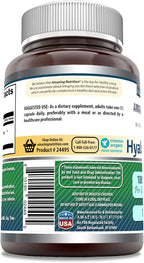 Amazing Formulas Hyaluronic Acid 100 Mg Supplement | Capsules | Non-GMO | Gluten-Free | Made in USA (1 Pack | 120 Count)