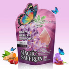 BUTTERFLY'S TEAR Saffron Gummies | 12-in-1 Daily Health Support | Mixed Berry Flavor | Mood, Gut & Metabolism, Mind & Body, Energy Support | 60 Gummies Dietary Supplement