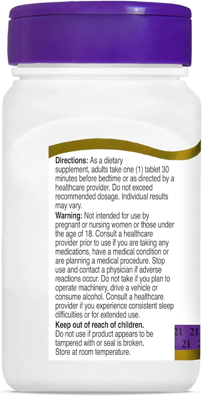 21st Century Melatonin 3 mg Tablets, 90 Count