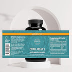 Primal Harvest Omega 3 Fish Oil Supplements, 30 Servings Soft Gels Capsules w/ 1000mg EPA + DHA Supplements, No Fishy Burps Non-GMO Omega 3 Fatty Acid, 2 Pack