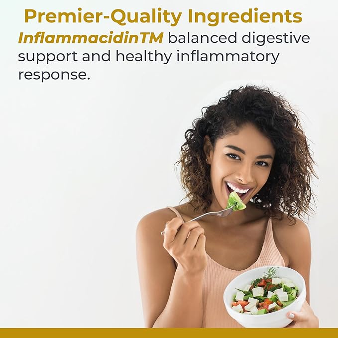 Premier Research Labs Inflammacidin - Digestive Enzymes, Papain from Papaya, and Bromelain Enzymes for Digestion, Plant Enzymes for Women & Men, Vegan Friendly - 90 Vegetarian Capsules