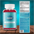 GeriCare DeStress Gummies with GABA, L-Theanine & Lemon Balm Mixed Berry Flavor – 42 Count – Supports Relaxation & Mental Clarity – Non-GMO, Gluten-Free, Vegan