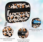 Serfeymi Weekly Travel Pill Organizer Pill Case for Purse with Removable 7 Day Pill Box, Fashionable Travel Medicine Organizer Pill Container for Medicine, Vitamin, Supplement - Brown 02