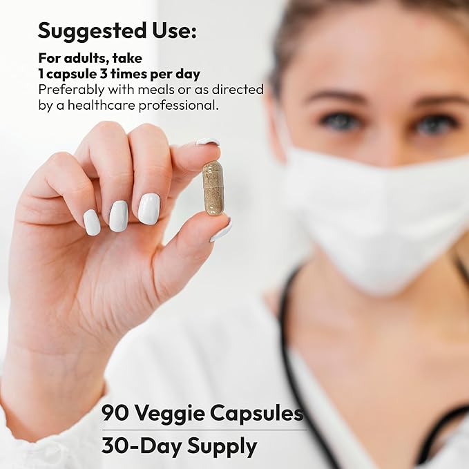 Candida Cleanse Detox Supplement - Women Men Natural Yeast Overgrowth Support with Caprylic Acid Probiotics Complex for Candi Balance Immune Intestinal Flora & Gut Health - Vegan Gluten Free