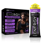 NewTrition® Extra Strength Energy Shots, 1.7 fl oz - 250mg Caffeine with Vitamin B & Amino Acids, Sugar-Free, Zero Calorie Vitamin Energy Drink for Focus & Endurance (Pack of 6, Grape)