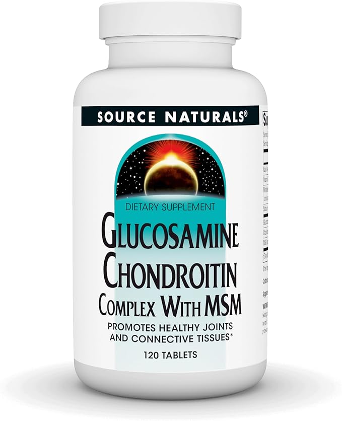 Source Naturals Glucosamine Chondroitin Complex with Msm - 120 Tablets