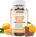 15-in-1 Cortisol Gummies, Cortisol Supplements with Magnesium Glycinate Ashwagandha Rhodiola Rose and L-theanine Complex for Relaxation, Zzz Support and Cortisol Levels, Orange Flavor, 60 Count