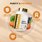 Joints Health Suppplement, Glucosamine Chondroitin MSM - Joint Support Supplement for Women and Men with Turmeric, MSM &Boswellia, for Cartilage, Joint Health and Flexibility - 3 Bottles
