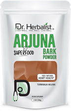 DR Herbalist Arjuna Powder - 200g - 100% Herbal, Natural & Authentic - Herbal Powder for Heart Health - Resealable Pouch