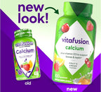 Vitafusion Gummies Calcium with Vitamin D3, 100 Count, Pack of 2