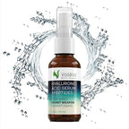 VoilaVe Hyaluronic Acid Serum for Face - 100% Pure, Hydrating & Anti-Aging Formula with Collagen Peptides - Plumps, Moisturizes, Reduces Wrinkles & Dark Spots - Non-Greasy, Paraben-Free, 1 fl. oz