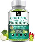 Sugar-free Cortisol Gummies, 9-in-1 Cortisol Supplement for Women with Magnesium, Ashwagandha, Rhodiola, Phosphatidylserine, L-Theanine, Black Pepper, Vitamin C & B6 - Relaxation, Focus, Sleep Support