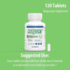 Jigsaw Health MagSRT | Magnesium Supplement with Vitamin B6, Folate & B12 | 120 Tablets | 30 Servings