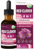 Red Clover Extract Herb Supplement, Liquid Drops for Women Health Balance, 8-in-1 Herbal Formula for Menopause Hot Flashes Relief with Dong Quai & Shatavari Extract, Alcohol Free. 2oz