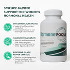 Hormone Focus – Estrogen Balance for Women - DIM Supplement with Diindolylmethane, Calcium D-Glucarate & BioPerine – Supports Hormonal Health, Mood, Energy, Mental Clarity, Clear Skin & Weight