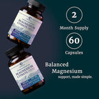 Magnesium Citrate Complex 500 MG for Constipation & Digestion Support | High Absorption Magnesium Supplement | Citrato de Magnesio | Calm & Relaxation | Non-GMO Soy-Free | 60 Mag Citrate Capsules