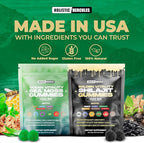 Holistic Hercules Sea Moss & Pure Himalayan Shilajit Gummies Gold | 100% Natural Organic Vegan | No Added Sugar | Ashwagandha Tongkat Ali Ginseng Spirulina Moringa Manuka Honey | 60 Gummies 2 Pack