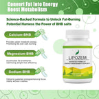 Advanced BHB Supplements, Support Natural Weight Management, Third-Party Tested, Vegan, Gluten Free, Non GMO, 60 Capsules