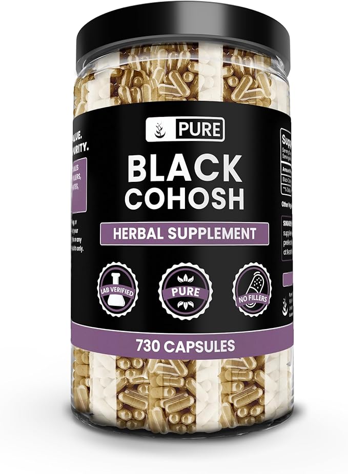 Pure Original Ingredients Black Cohosh (730 Capsules) No Magnesium Or Rice Fillers, Always Pure, Lab Verified