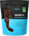 LEGION Whey+ Protein Whey Isolate from Grass Fed Cows (Chocolate, 30 Servings) - Whey Protein Isolate Powder Low Calorie, Non-GMO, Sugar Free, Lactose and Gluten Free, All Natural Protein Powder