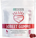 ZHOU CoQBeet Gummies - Beet Root Gummies for Men & Women, Heart Health & Cellular Energy Support Supplement, 300 mg Beetroot & 200 mg CoQ10, Vegan, Gluten Free, Natural Huckleberry Flavor - 50 Count