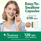 Chlorophyll Capsules Internal Deodorant Supplement, Natural Body Odor Control for Whole Body Freshness, Chlorophyll with Parsley & Mint for Breath, Gut & Digestive Support, Vegan, 120 Capsules
