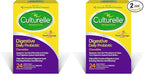 Culturelle Digestive Health Daily Probiotic Chewables for Men & Women, 10 Billion CFUs, Clinically Studied Probiotic, Supports Digestive Health, Diarrhea, Gas & Bloating, 24 Count (Pack of 2)
