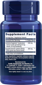 Life Extension Cytokine Suppress with EGCG, 30 Count