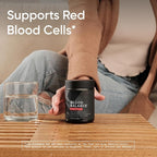 Sports Research® Blood Balance Iron Supplement - 36 MG Iron + Folate & Vitamin C for Absorption - Red Blood Cell Support for Women & Men* - Vegan Certified · Non-GMO · Gluten-Free - 90 Capsules