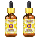Deve Herbes Pure Hyssop Essential Oil (Hyssopus officinalis) with Glass Dropper Steam Distilled (Pack of Two) 100ml X 2 (6.76 oz)