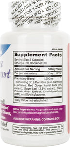 DrFormulas Menopause Supplement for Hot Flashes, Night Sweats, and Mood Swings Relief with DIM, Dong Quai, Black Cohosh, 60 Count