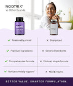 Nootrix Organic Plant 5 HTP+ Supplement | Supports Memory, Mental Focus, Cognitive Health & Energy | Promotes Healthy Mood & Brain Function | Vitamin B6 & L Theanine |60 Capsules