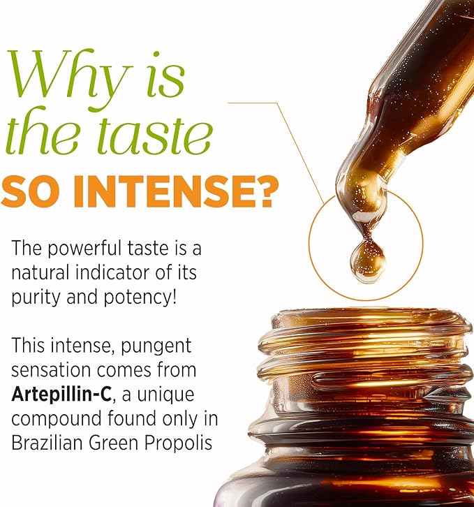 AFC Japan Brazilian Green Propolis Extract | Highest Artepilin C & Flavonoids for Antioxidant & Immune Support Pure Concentrated Liquid Extract Bee Propolis Tincture from Brazil (30ml/ 1Fl.Oz)