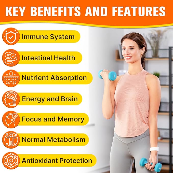 Turkey Tail Mushroom, Turkey Tail (100% Fruiting Body, 40% Beta Glucans) add Black Pepper, Mushroom Gummies for Gut, Energy, Brain & Immune Support, Mixed Berries Flavor | Vegan, Non-GMO, 60ct