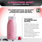 Nutrology TRIPACT Protein Powder - 7-in-1 Meal Replacement Shake with Grass Fed Whey Protein Powder, Pea, Rice, Greens for Muscle Recovery & Immunity, Superberry Flavor, 40 Servings