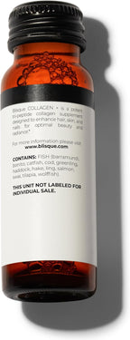 Blisque - Liquid Collagen Tri-Peptide Complex | with Biotin and Hyaluronic Acid | for Hair, Skin, and Nails | 30 Bottles | 30-Day Supply