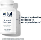 Vital Nutrients Adrenal Support - Adrenal Support Supplements for Gland Function and Cortisol Management - Supports Energy and Stress Levels - Gluten, Dairy, Soy Free - 60 Capsules
