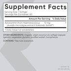 Sports Research® Triple Strength Astaxanthin 12mg w/Organic Coconut Oil - Antioxidant Supplement for Skin & Eye Health Support* - Soy Free · Non-GMO · Gluten Free - 60 Softgels