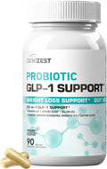 GLP-1 Support Probiotic Weight Loss Support Supplement - Women Men GLP1 Support with Berberine - Natural Keto Daily Oral Appetite Suppressant Hunger Control Metabolism Fat Burn Gut Health