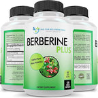 DOCTOR RECOMMENDED SUPPLEMENTS Berberine Plus 1200mg Per Serving - 120 Veggie Capsules with Royal Jelly